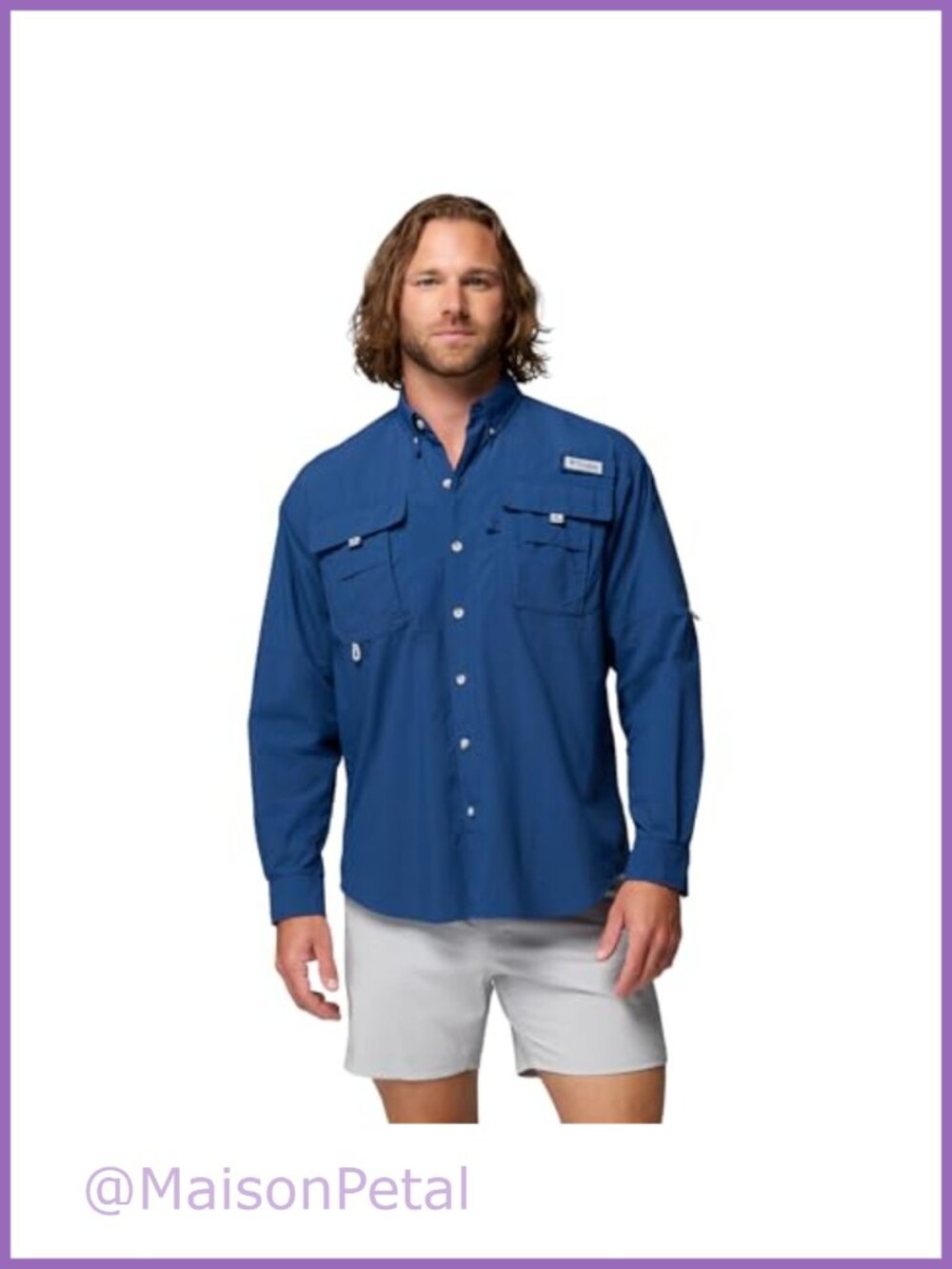 PFG Bahama II Long Sleeve Fishing Shirt UPF 30 Nylon